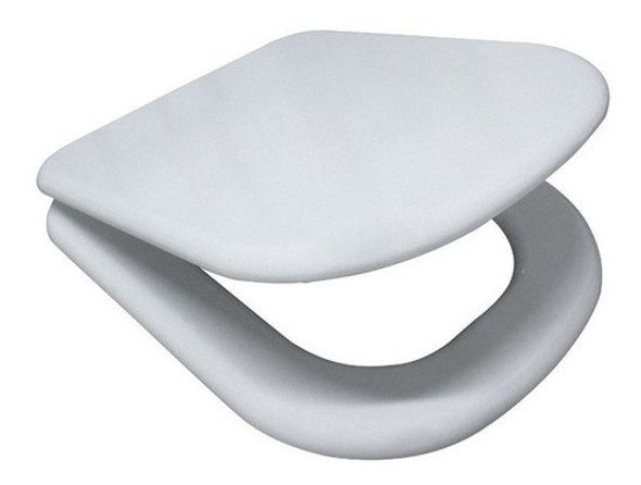 Asiento Tapa Inodoro Ferrum Bari Madera Laqueada Cromo 0