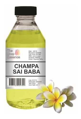 Esencia Champa Sai Baba Identica Superpura 100% Concentrada 0