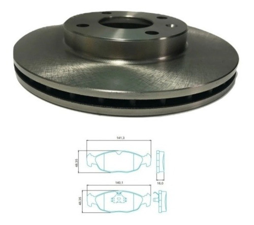 Cambio Discos Y Pastillas Freno  Chevrolet Corsa 1