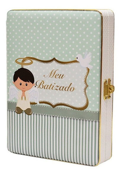 Álbum Fotográfico Luxo Com Caixa Batizado 40 Fotos 15x21 0 Álbum Fotográfico Luxo Com Caixa Batizado 40 Fotos 15x21 0