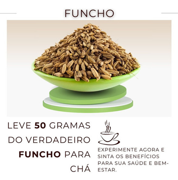 Funcho Semente P Chá Ideal Para Cha 50g 1
