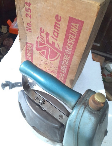 Plancha Flame Sure Nº 254 Con Su Caja Original 1