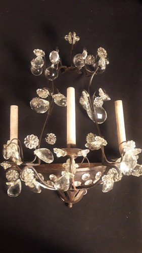 Antiguo Aplique Lámpara Francés Jansen 1468  Arte Antica 0