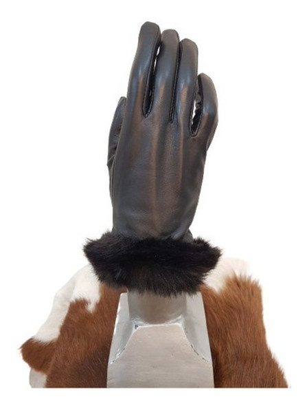 Guantes Dama Cuero Ovino Rocco - Kz318 - 0