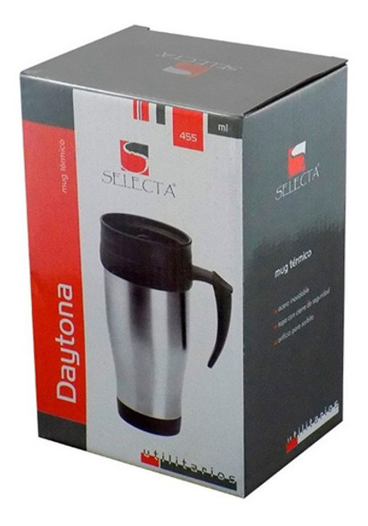 Jarra Vaso Taza Termica Con Tapa Acero Inoxidable 450ml 1