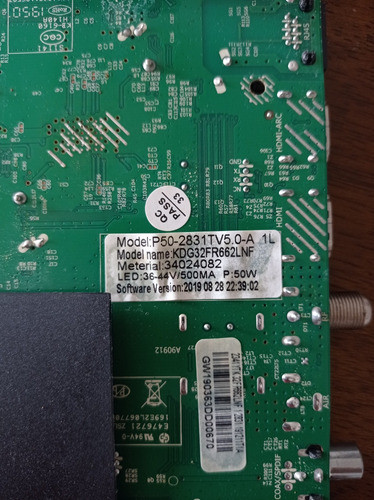 Placa Principal Tv Smartlife 32 1