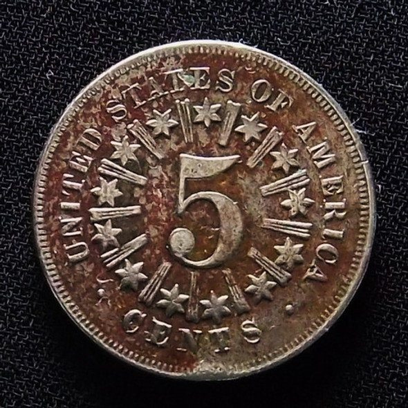 Estados Unidos 5 Cents 1866 Bueno Km 96 0 Estados Unidos 5 Cents 1866 Bueno Km 96 0