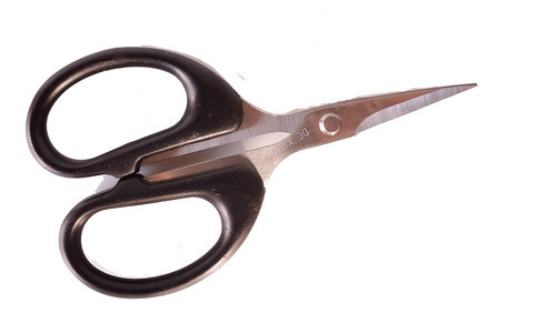 Tijera Ergonómica Negra P Costura Tejido Oficina Faisaflor 0