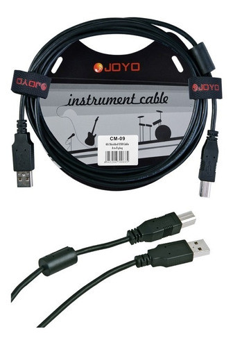 Cable Joyo Midi -usb A - Usb B P/tecla Controlador  1.80 Mts 0