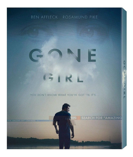 Blu-ray Gone Girl Perdida / Incluye Libro Amazing Amy 1