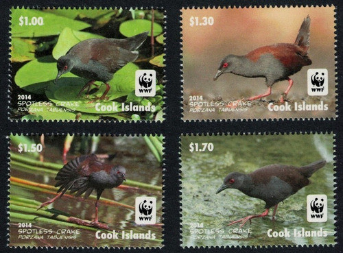 Fauna - Wwf - Islas Cook - Serie Mint (sin Marco Blanco) 0