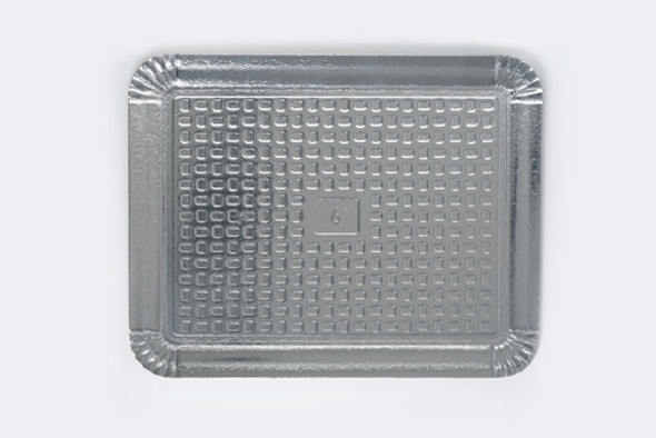 Bandeja Laminada Prata 06 - 100 Unidades 0