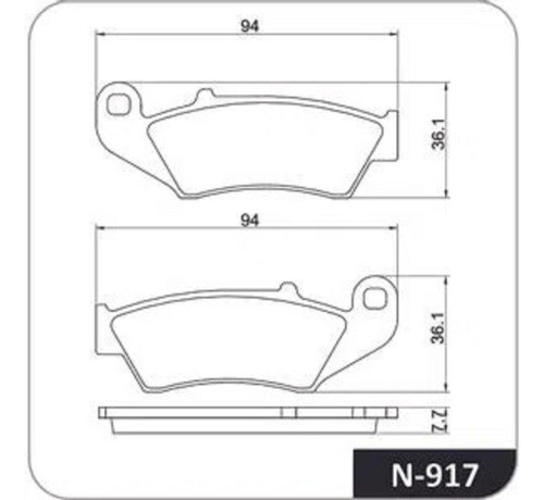 Kit Pastilha Freio D + T Honda Xre 190 Abs Cobreq 166s 185s 1