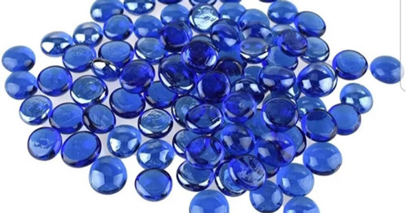 Gemas De Vidrio Color Celestes X 50 Unidades 0