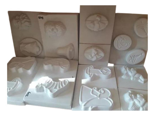 Moldes Plásticos Navideños Para Jabones Y Velas. 0