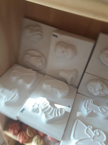 Moldes Plásticos Navideños Para Jabones Y Velas. 1