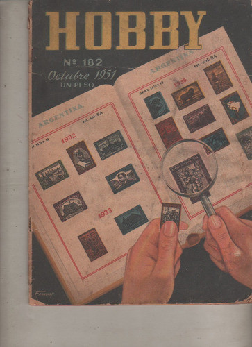 Antigua Revista *** Hobby *** N  182 - Octubre Del Año 1951 0