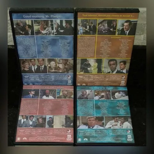 Dvd Box - Missão Impossível 4ª, 5ª, 7ª Temporadas 1
