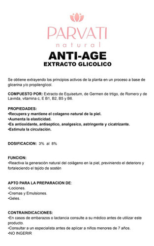 Anti-age Extracto Especial Glicólico 30ml 1