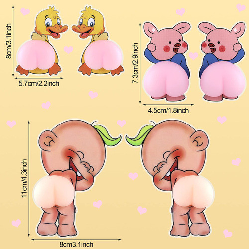 14 Calcomanas Decorativas De Dibujos Animados 3d Para Automv 1