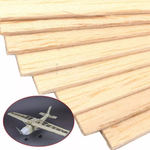 Madera Balsa Aeromodelismo Etc. 500mmx100mmx1mm  Ph Ventas 0