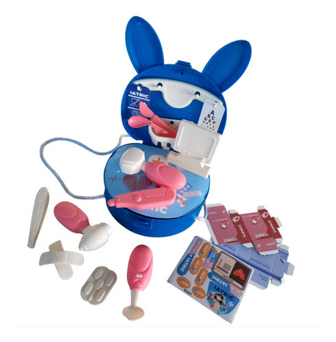 Valija Azul Con Orejas Doctor - Art. F8625 1