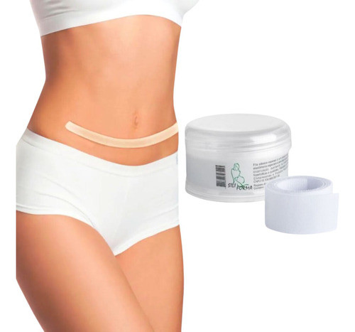 Fita Adesiva Abdominal 45x3cm Cicatriz Hipertrófica Queloide 1