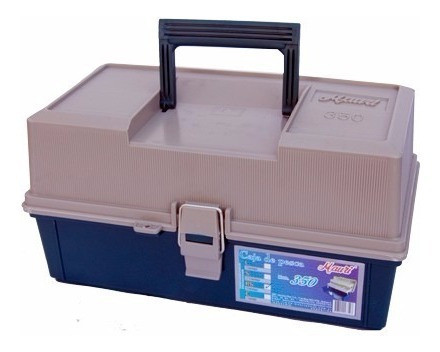 Caja De Pesca Con 3 Bandejas Rebatibles Mauri 350 Rs 1