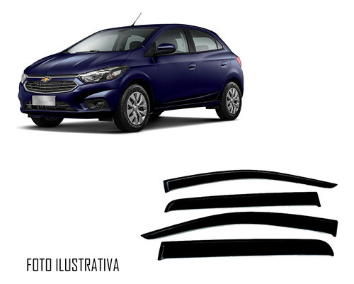 Paralluvias O Goteros Chevrolet Onix 12+/prisma 13+ 4ptas. 0