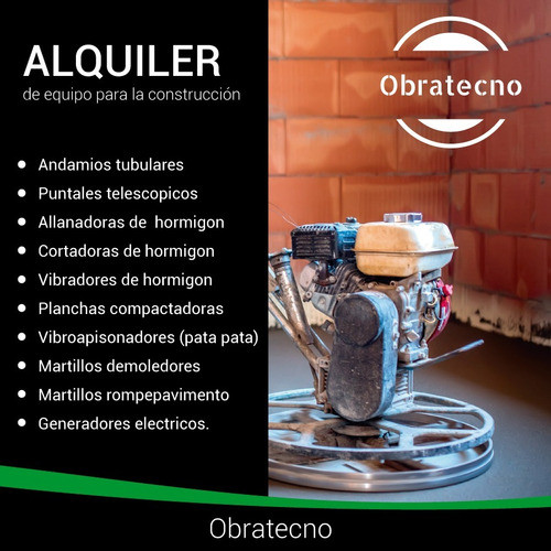 Puntales Telescópicos, Alquiler Por Semana 1