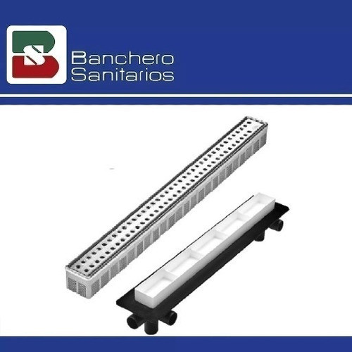 Desagüe Lineal Awaduct 650 Acero Inox Cuadrados + Colector 1