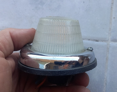 Antiguo Faro Redondo De Chapa Uso Universal - Tengo 1 Solo 1