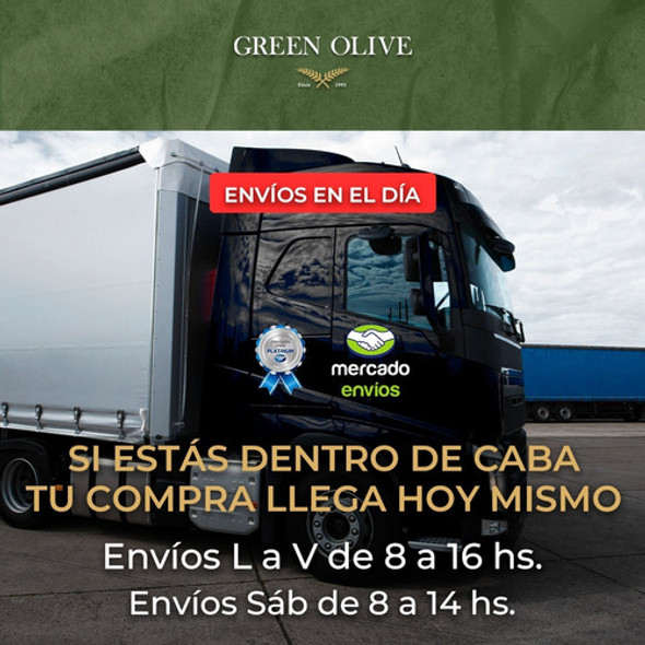 Aceitunas Verdes N° 00 X 480 Gr Esc. Pet 1 Aceitunas Verdes N° 00 X 480 Gr Esc. Pet 1