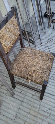 Silla Antigua De Paja No 5 1