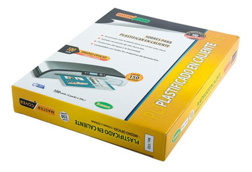 Sobre P/ Plastificar En Caliente Lama De 1/2 Oficio X 100 U 0