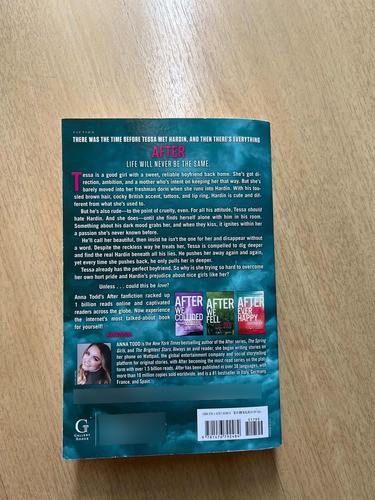 Novela After De Anna Todd (inglés) 1
