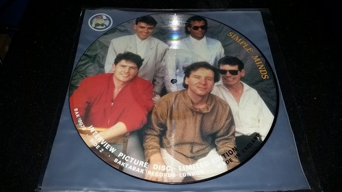Simple Minds Vinilo Interview Picture Disc Muy Bueno 1