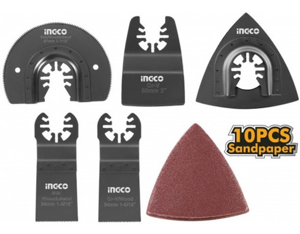 Set 15 Respuestos P/ Multi Herramienta Renovator Ingco Mf300 0