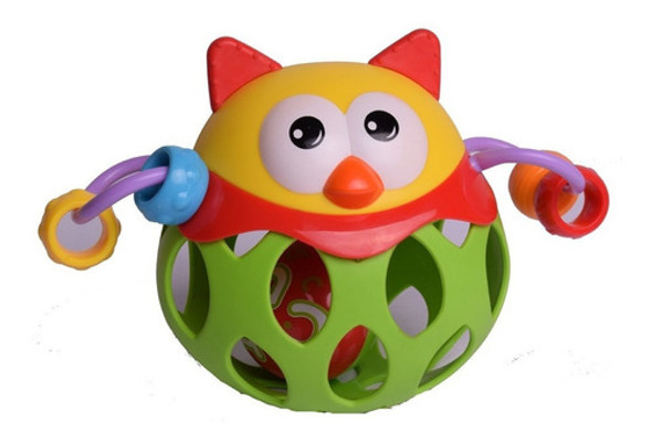 Sonajero Animalito Con Cascabel De Goma Bebe El Duende Azul 0