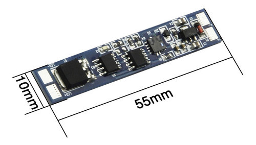 Sensor De Proximidad Dimmer Perfil Aluminio Tira Led 12~24v 1