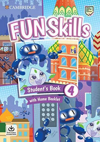 Fun Skills 4  -   St S W Booklet And Downloadable Audio--cam 0