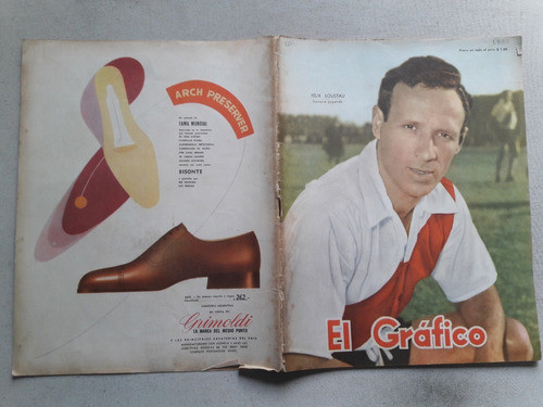 Revista El Grafico Nº 1887 Felix Loustau River - Racing Cai 0