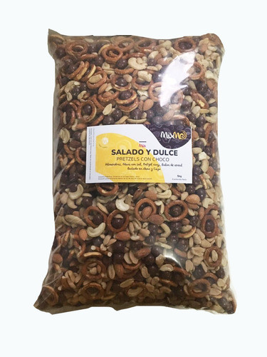 Mix Pretzel Con Chocolate -  Salado Y Dulce X 1kg 0