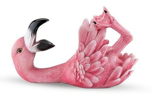 True Fabrication 5302 Polyresin Flirty Flamingo Bottle Holde 1
