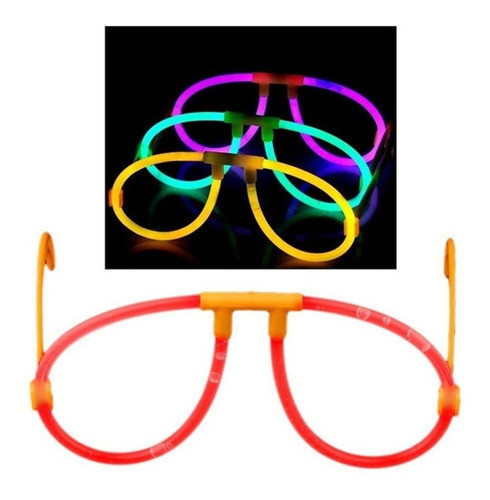 Pack X 20 Lentes Glow Aviador Cotillón Luminoso Químicos 0