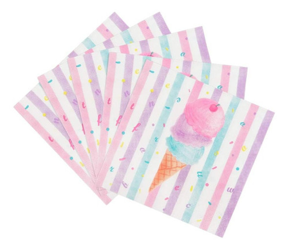 Servilletas De Papel Rosa Para Fiesta De Niñas, 3 Capas 0 Servilletas De Papel Rosa Para Fiesta De Niñas, 3 Capas 0