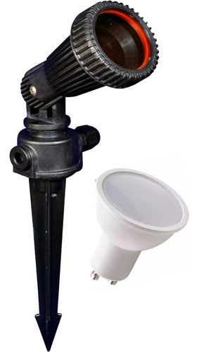Estaca Jabalina Para Parque Apta Intemperie Con Dicroica 7 W 0