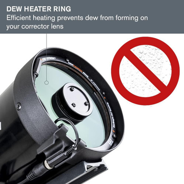 Celestron Dew Heater Ring Aluminum Dew Prevention Compatible 1