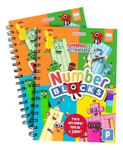 Cuaderno Number Blocks Para Colorear Y Jugar Con Números 0