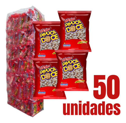 Kit Guloseimas Festa Infantil 50 Sacolinhas Surpresa Doces 1